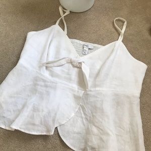 Forever 21 Plus Linen Top